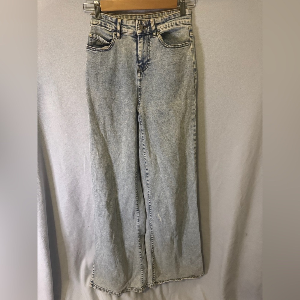 Women's Light Blue Flare Jeans Long